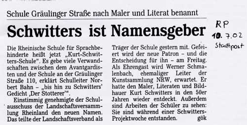 Rheinische Post 10.07.2002